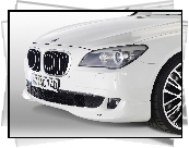 Biała, Przód, BMW F01, Alufelgi