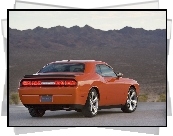 Pomarańczowy, Dodge Challenger, Lampy, Tył