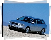 Audi A4, Avant, Srebrny