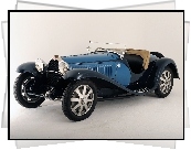 Niebiesko, Czarny, Zabytkowy, Bugatti 41 Royale