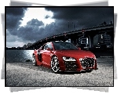 Audi R8, Chmury, Most