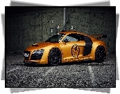 Samochód, Pomarańczowy, Audi R8