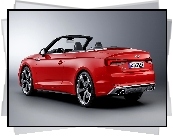 Czerwone, Audi S5, Cabrio