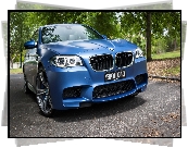 Niebieskie, BMW M5 F10, Sedan