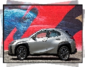 Lexus UX200, Ściana, Graffiti