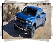 Niebieski, Ford F-150, Raptor, 2019