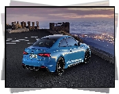 Niebieskie, Audi RS5, Coupe, Morze