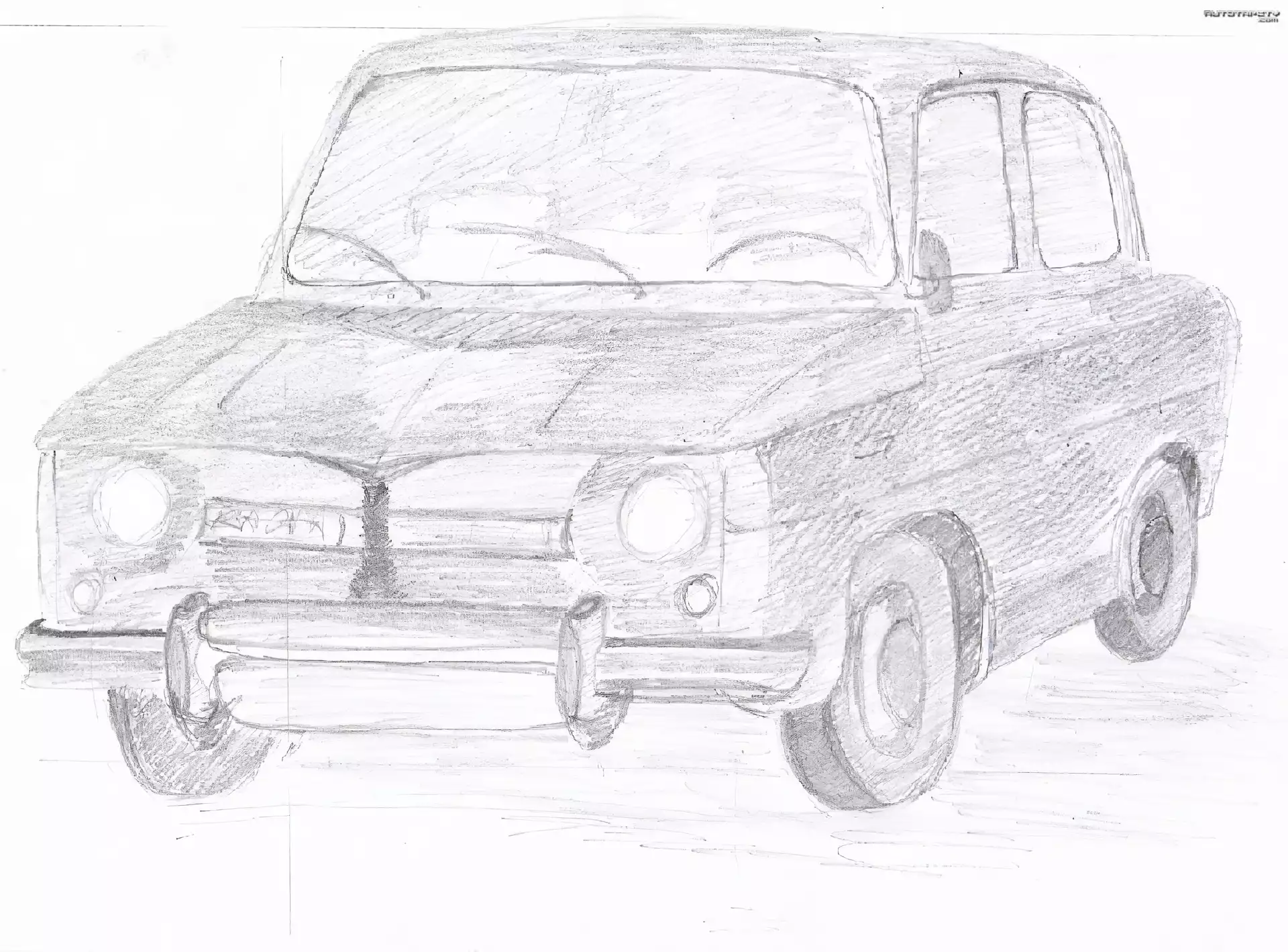 Dacia 1100, Szkic