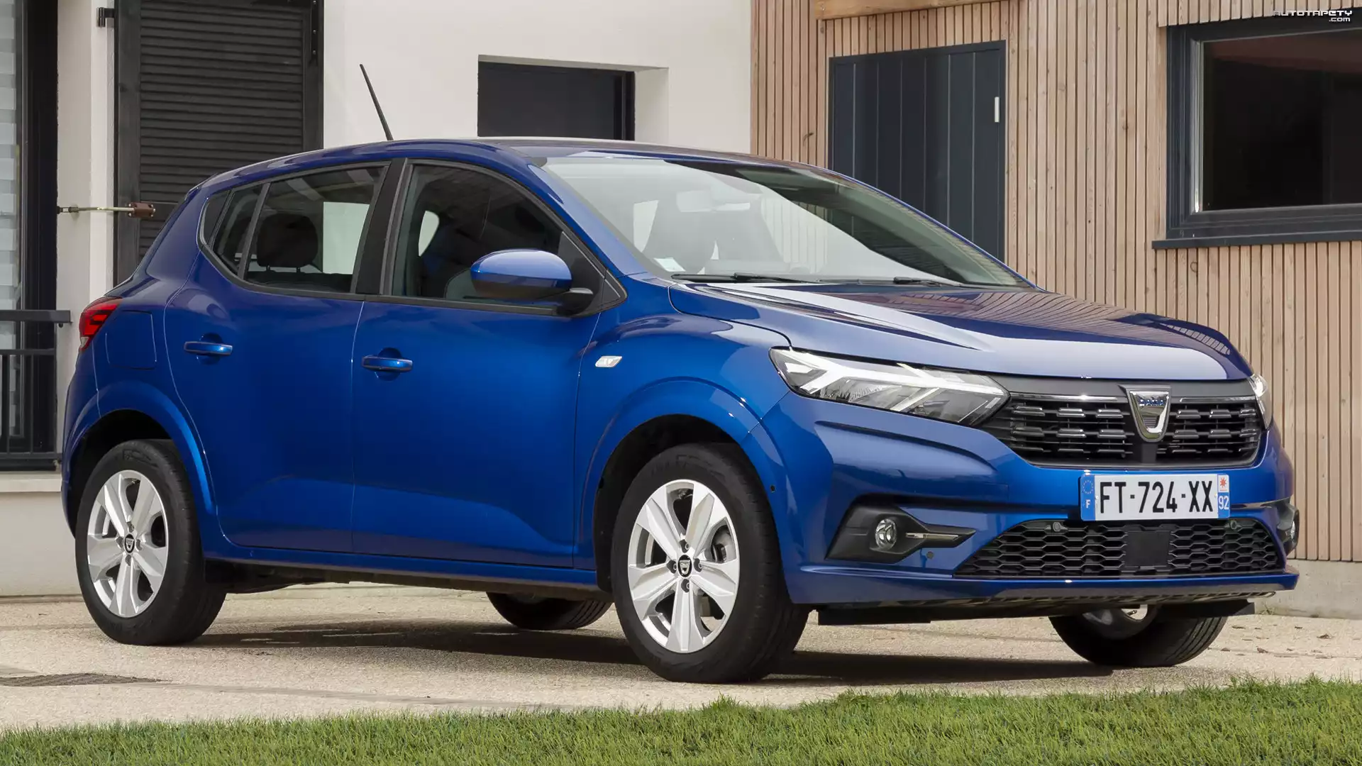 Niebieska, Dacia Sandero, 2020
