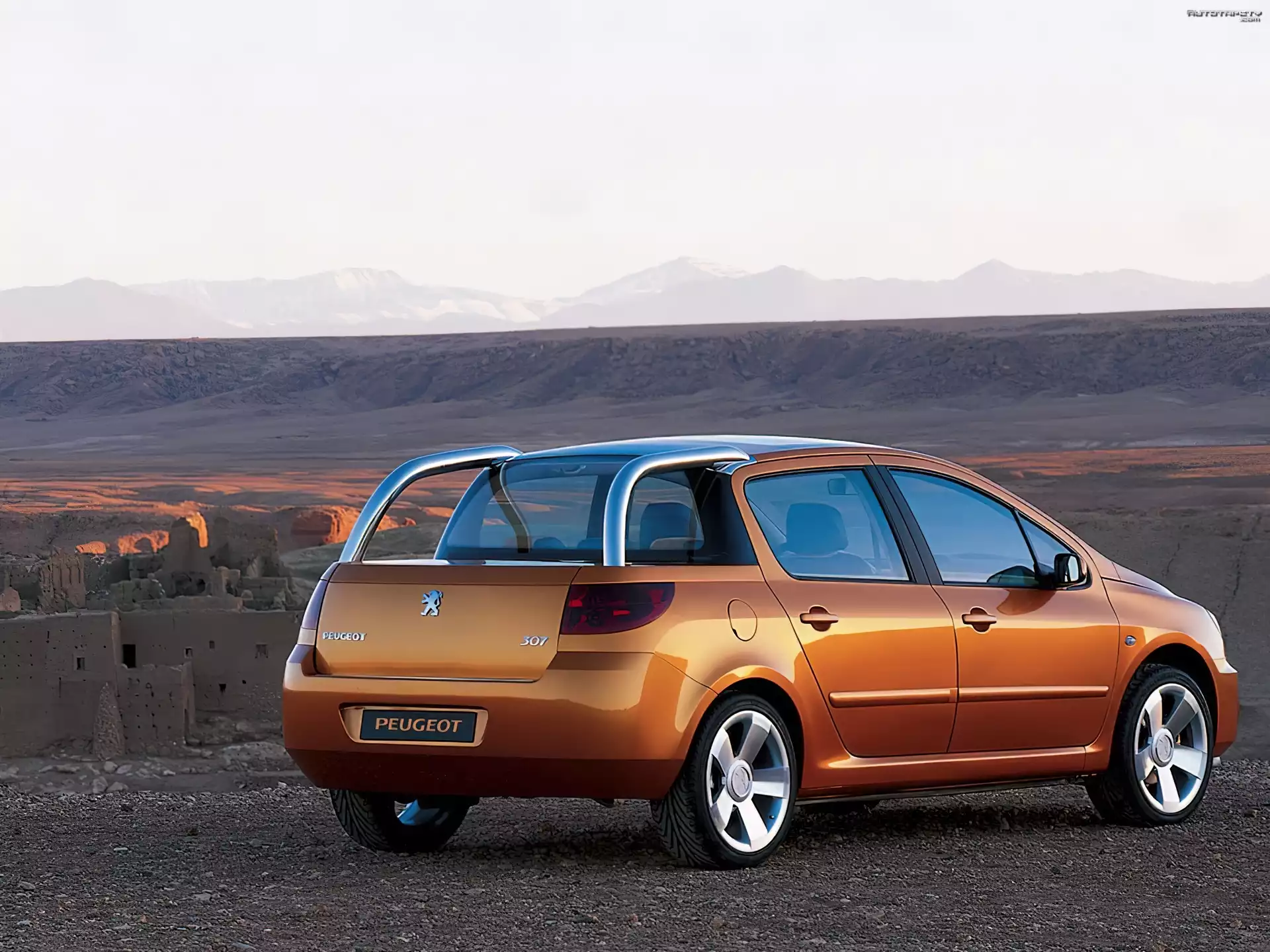 Peugeot 307, Tył