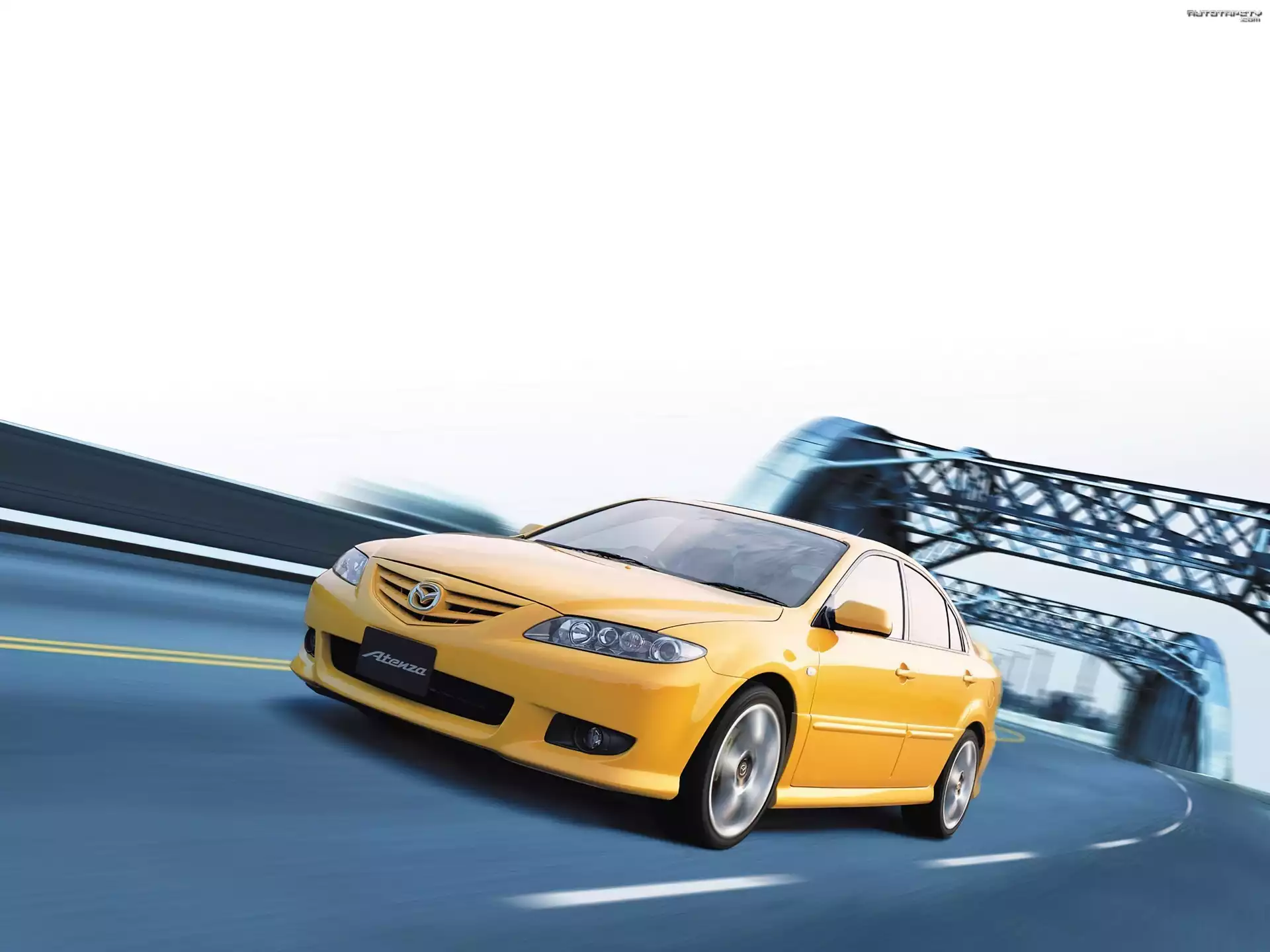 Żółta, Mazda 6, Most