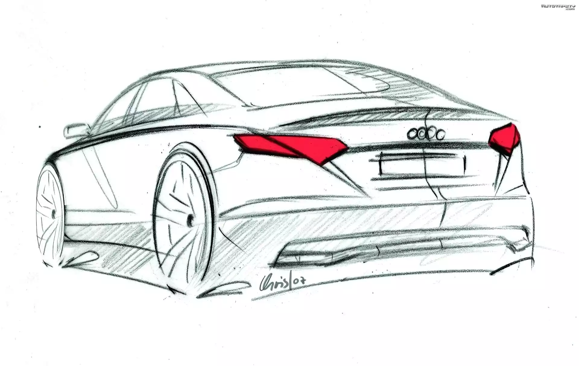 Audi A7, Szkic