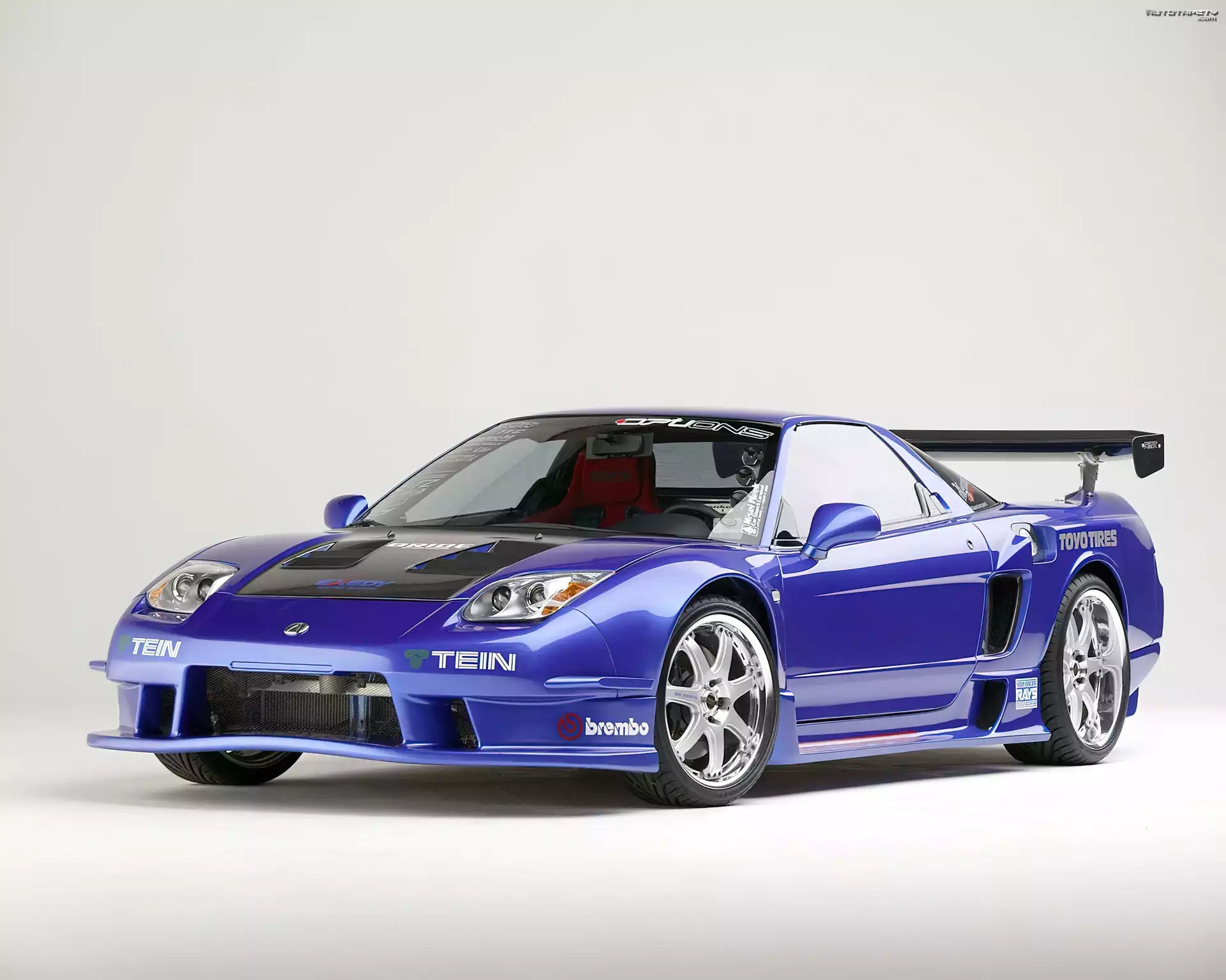 Acura NSX, Naklejki, Sponsorów