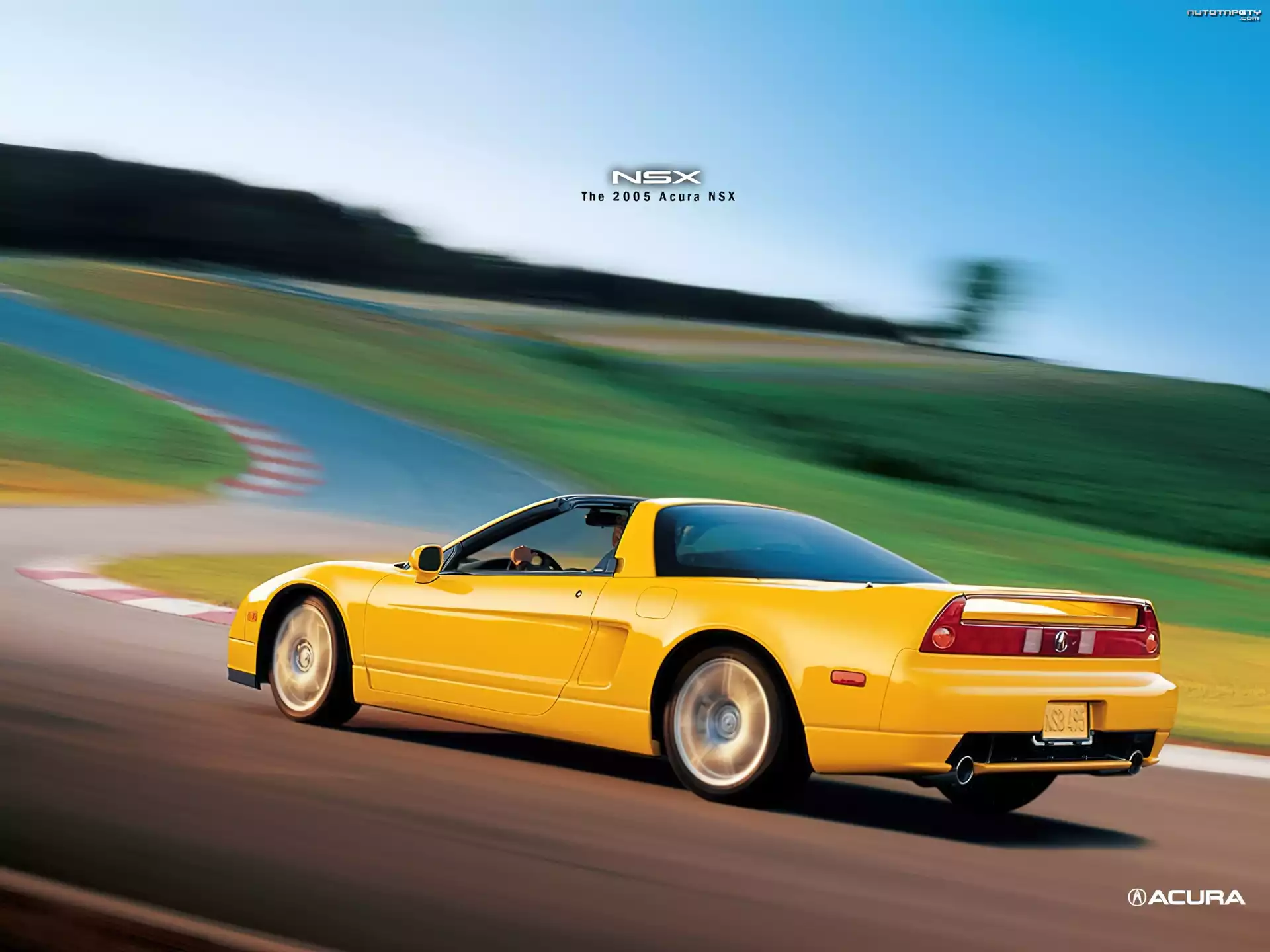 Acura NSX, Tor, Zakręt, Katalog