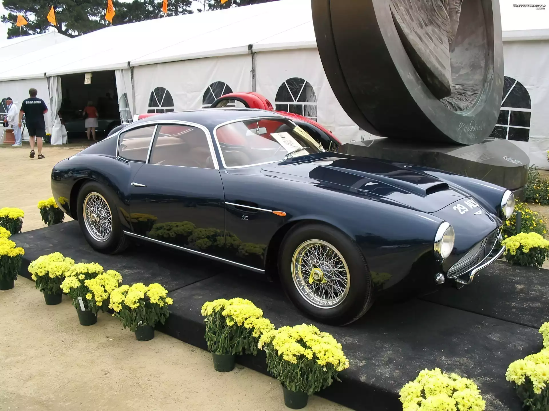 Aston Martin DB4, Kwiaty, Wystawa