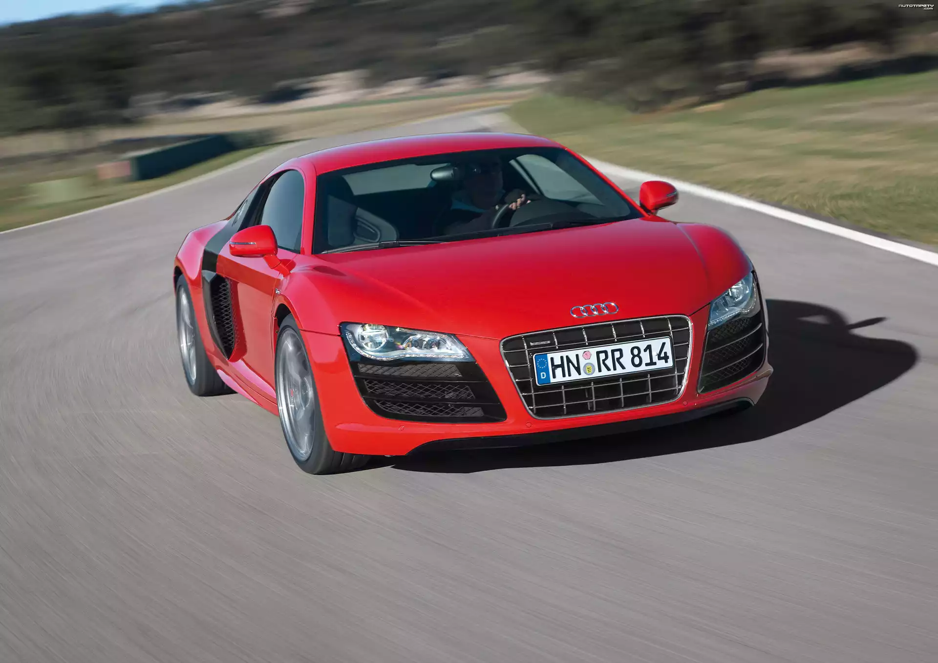 Audi R8, Jazda, Testowa