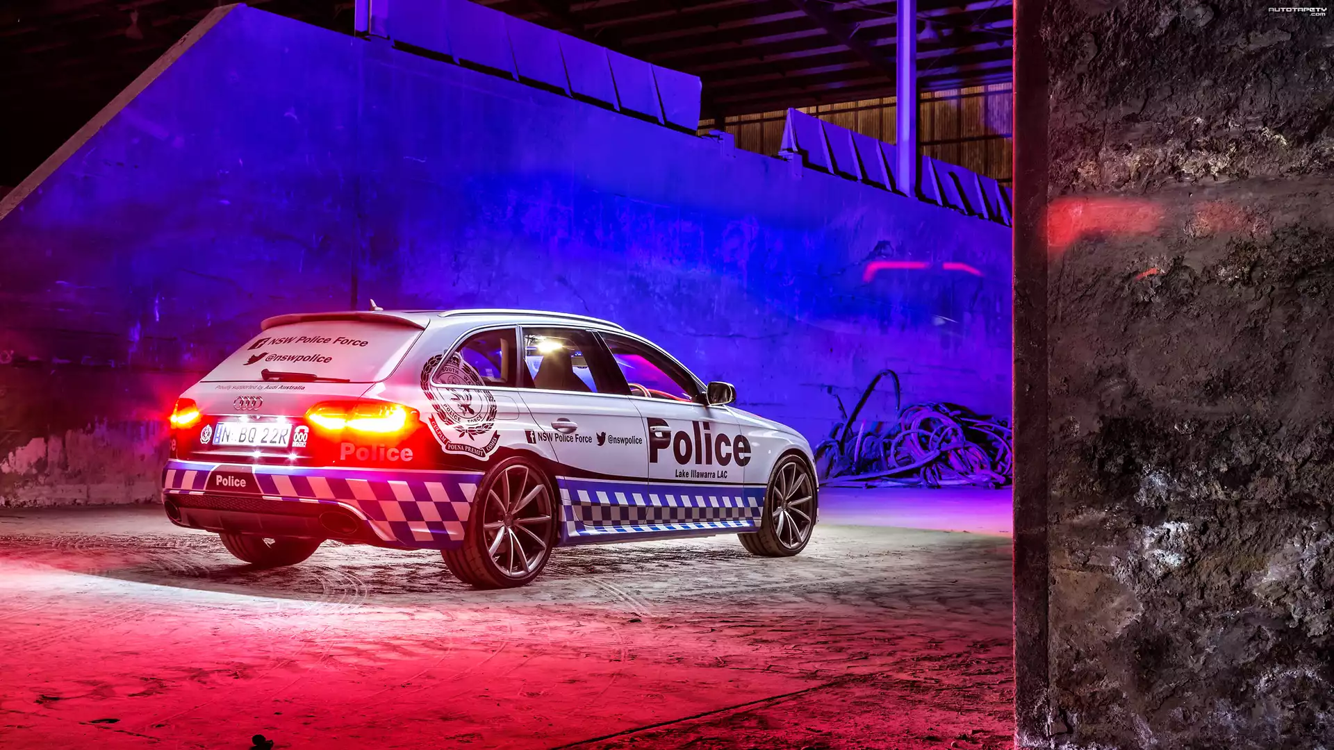 Audi RS4 Avant, Samochód policyjny