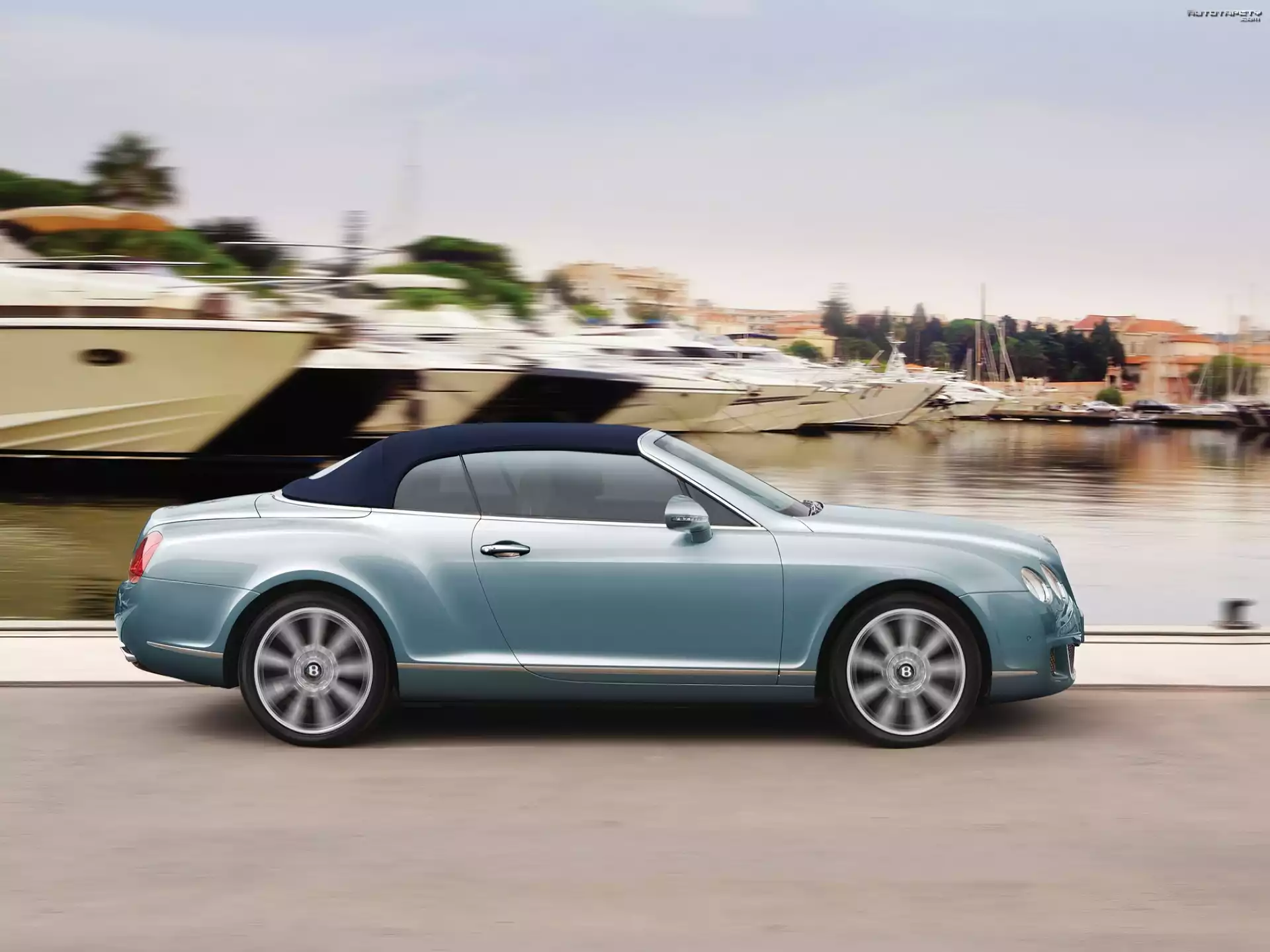 Bentley Continental GTC, Brezentowy, Dach
