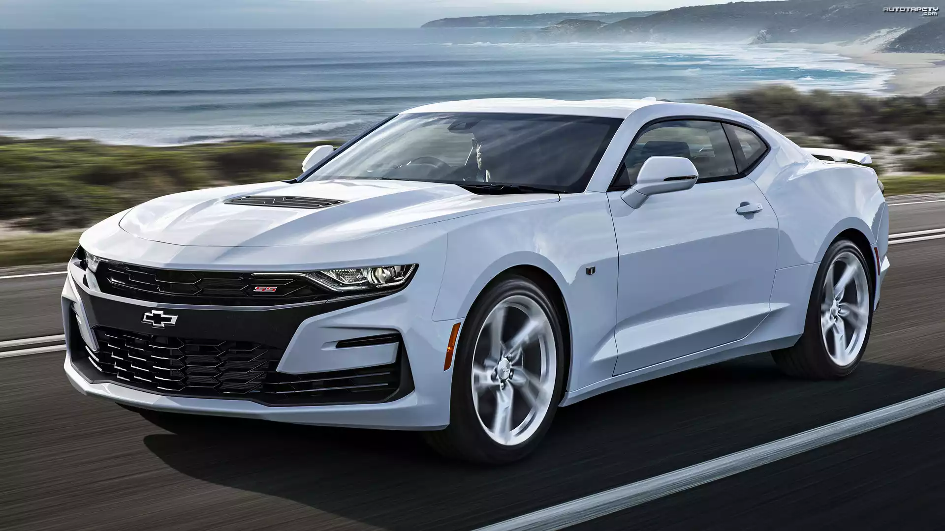 Biały, Chevrolet Camaro SS