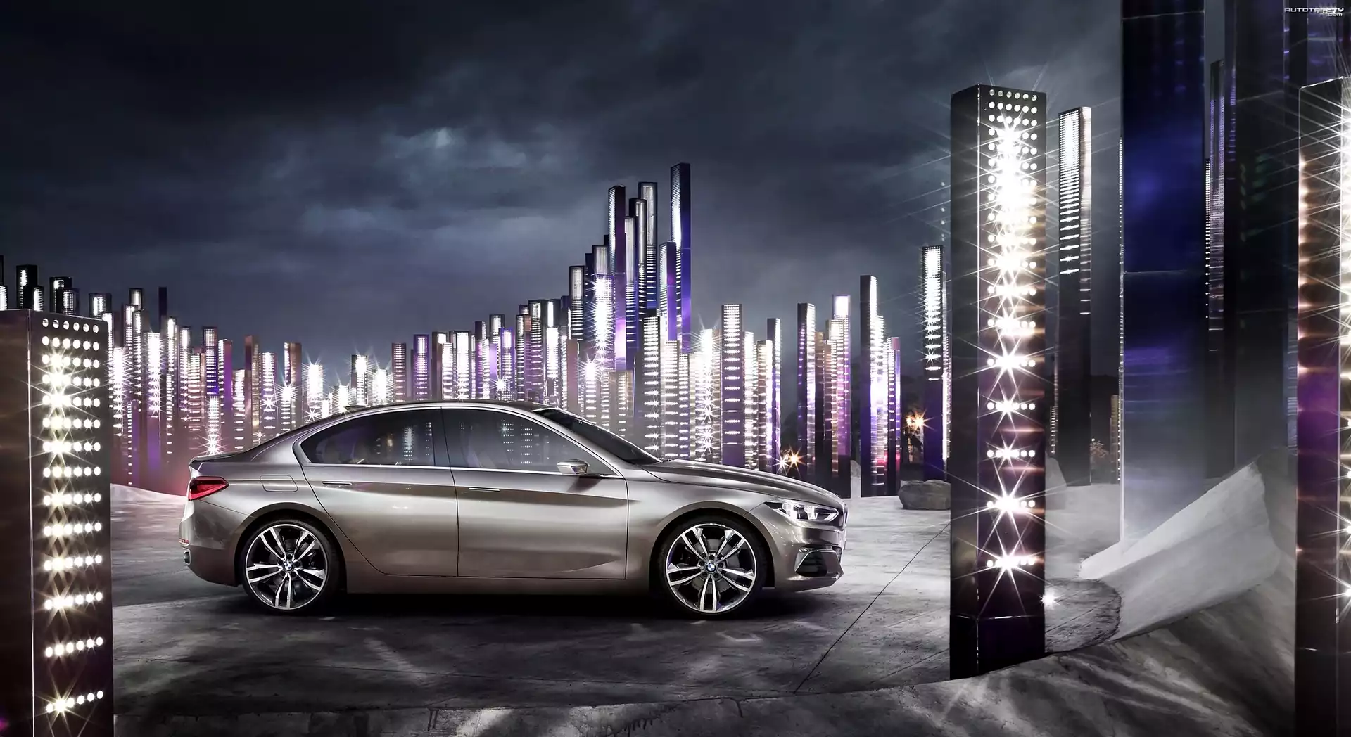 BMW Compact Sedan, Concept, 2015