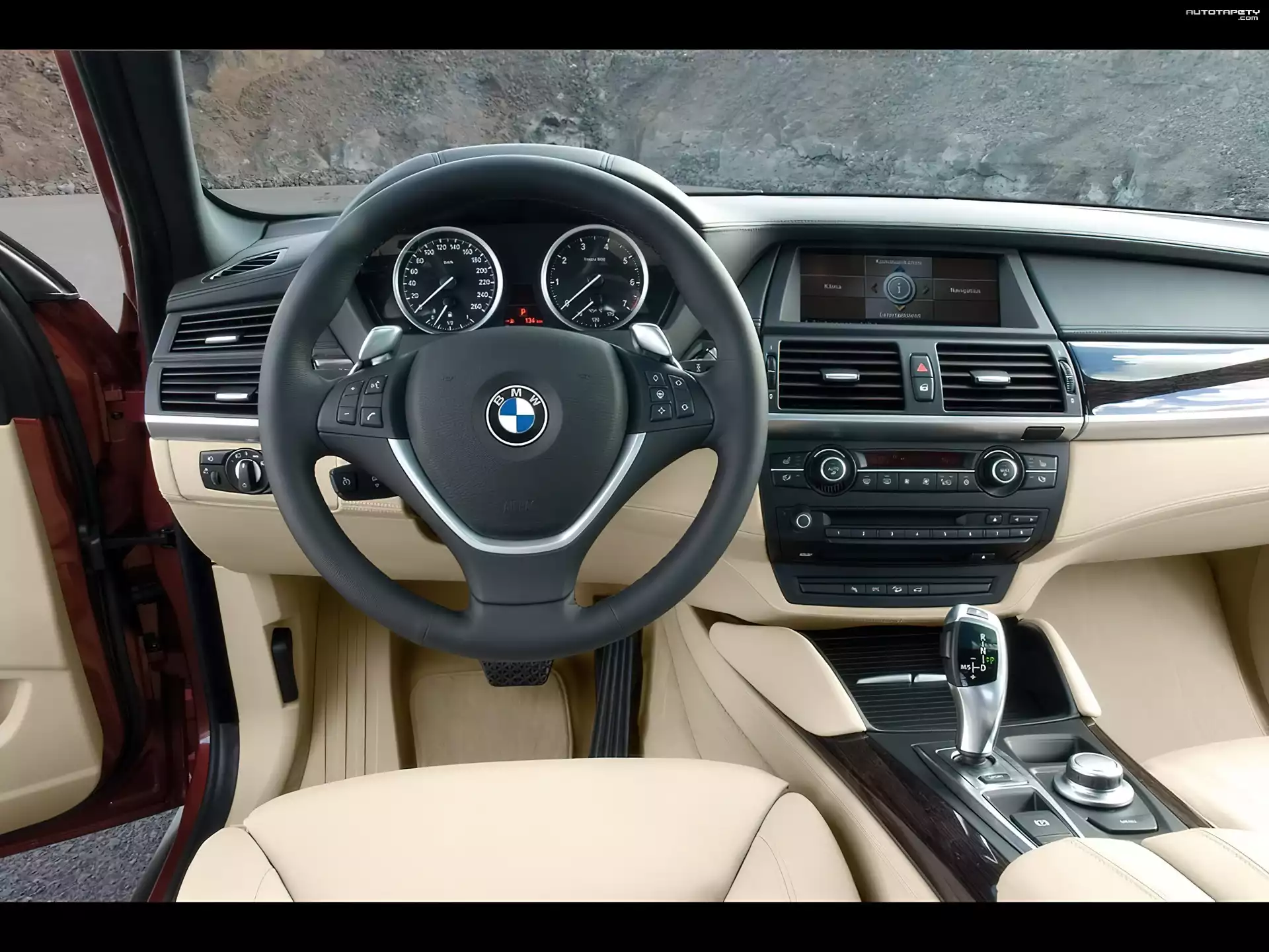 BMW, X6, Panel, Nawigacji