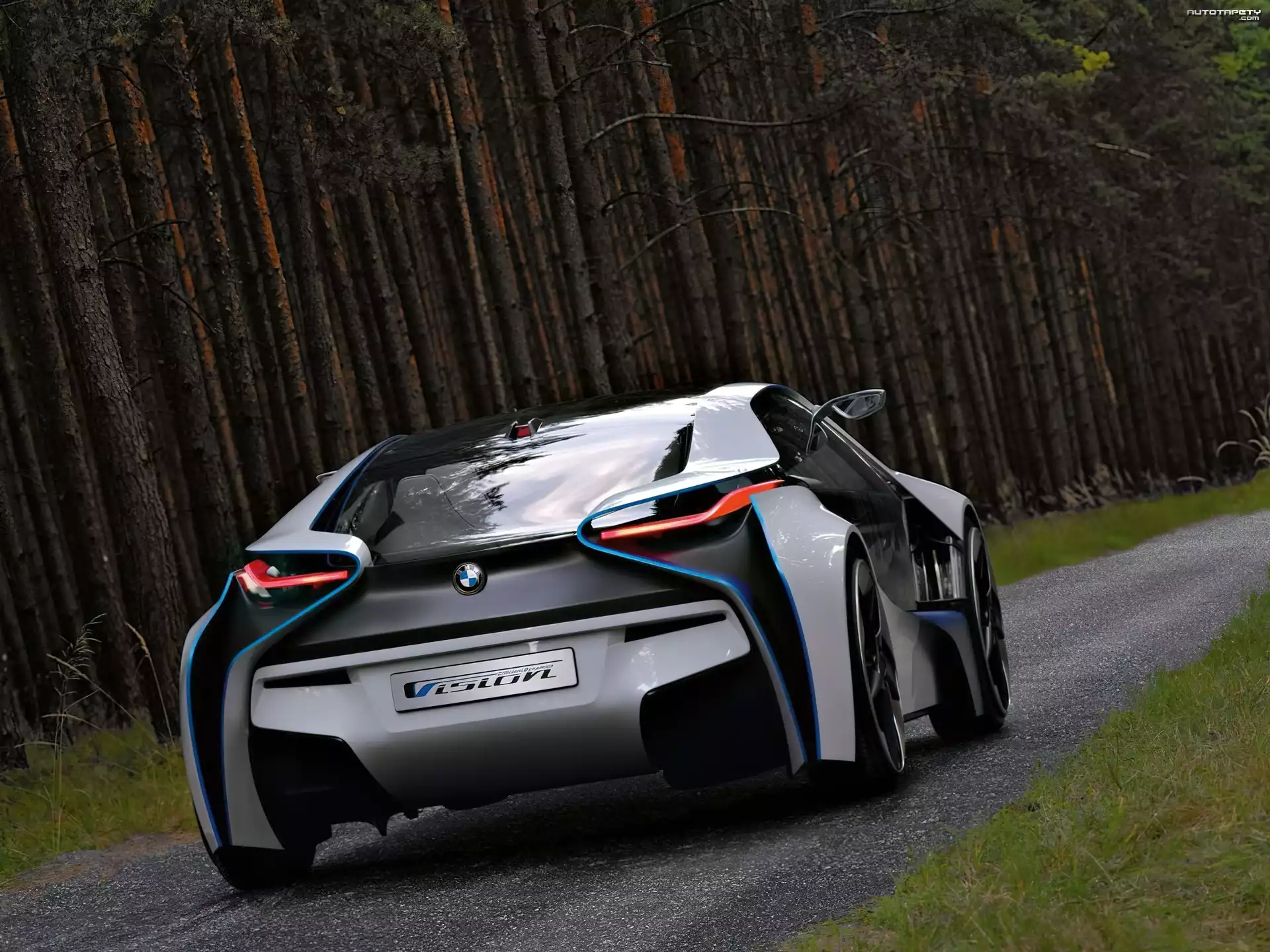 Tył, BMW Vision ConnectedDrive, BMW i8