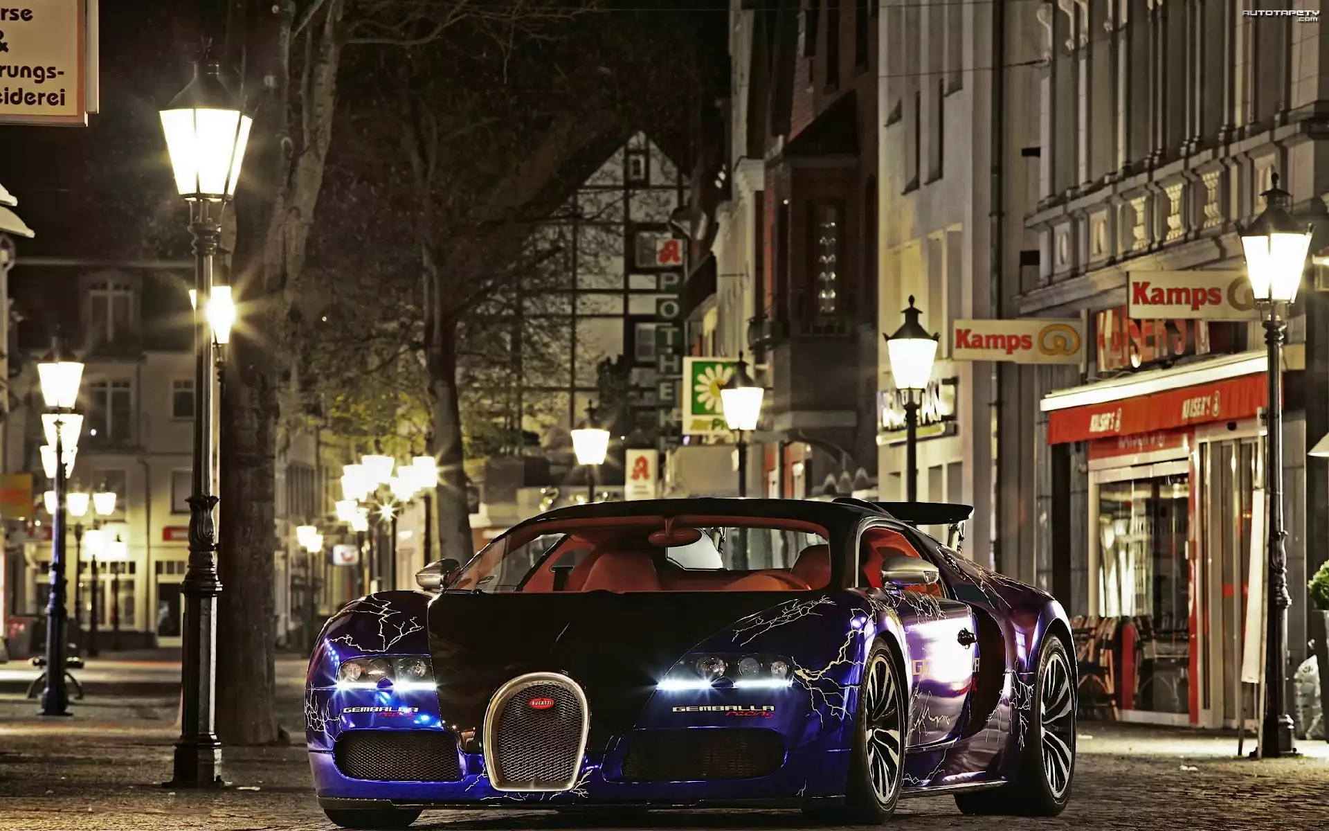 Bugatti Veyron, Miasto, Noc