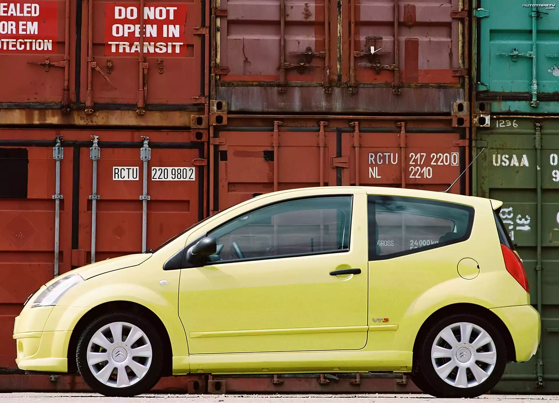 Żółty, Citroen C2 VTS