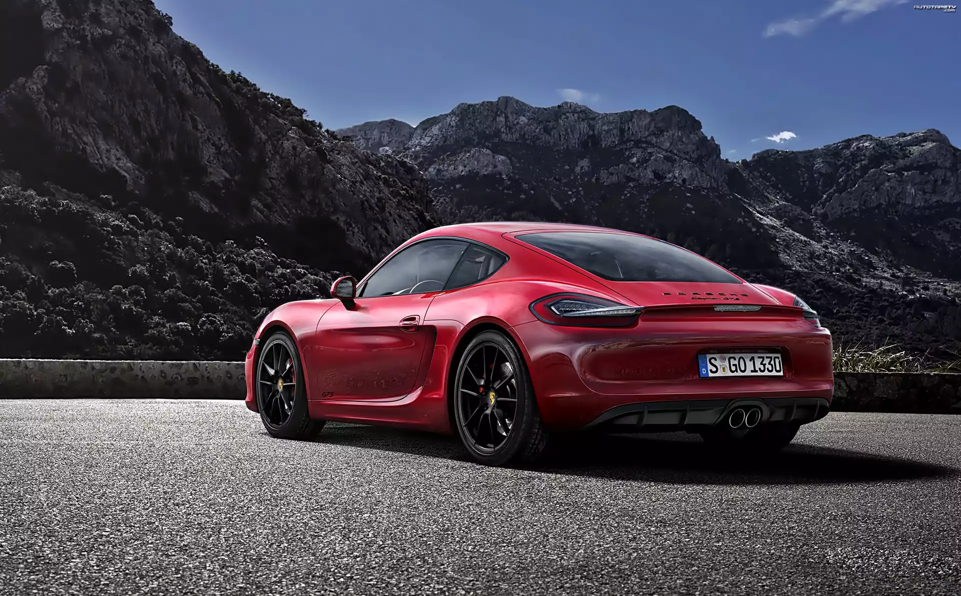 Porsche, Cayman, Góry