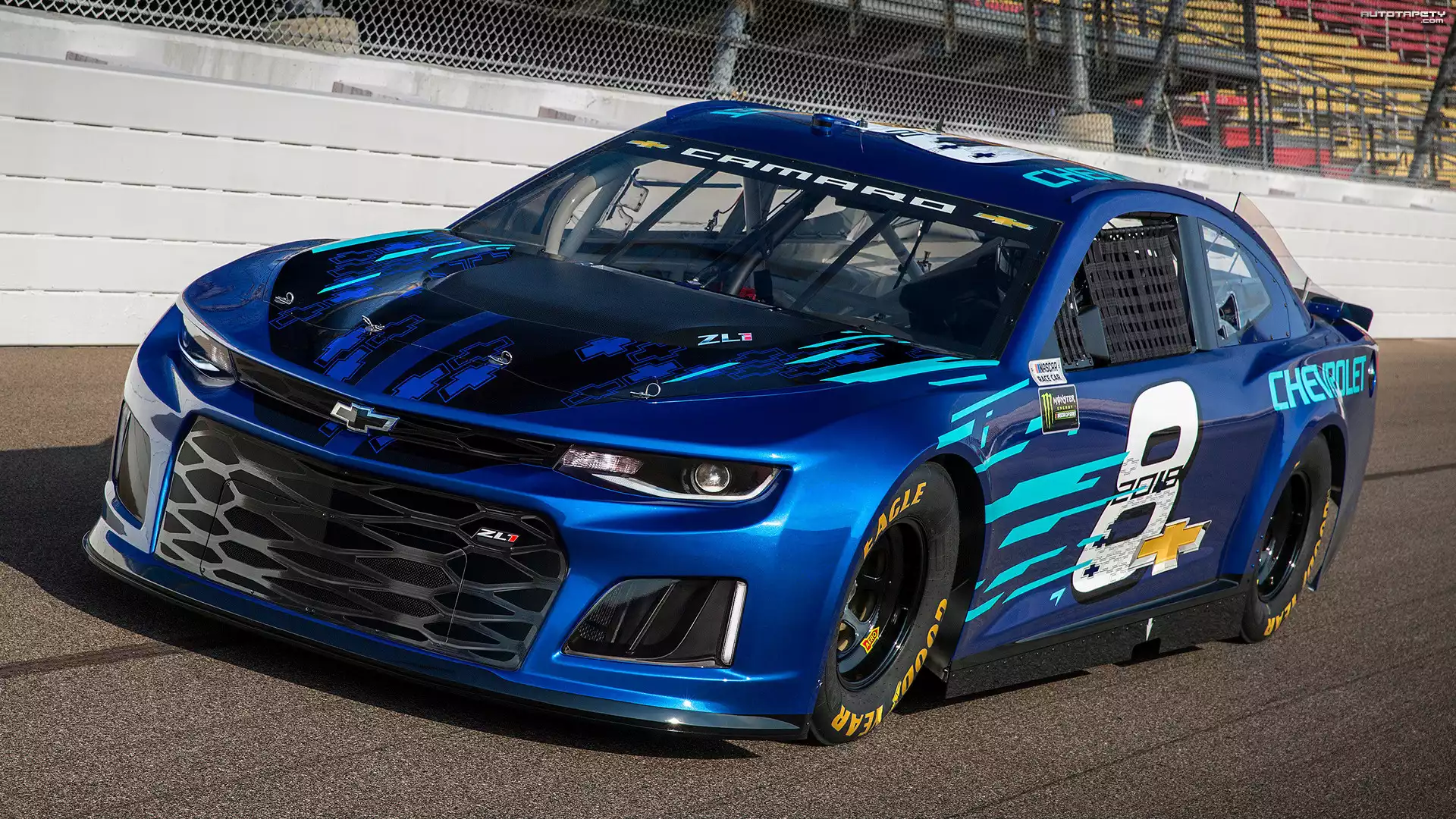 Niebieski, Chevrolet Camaro ZL1, Wyścigowy