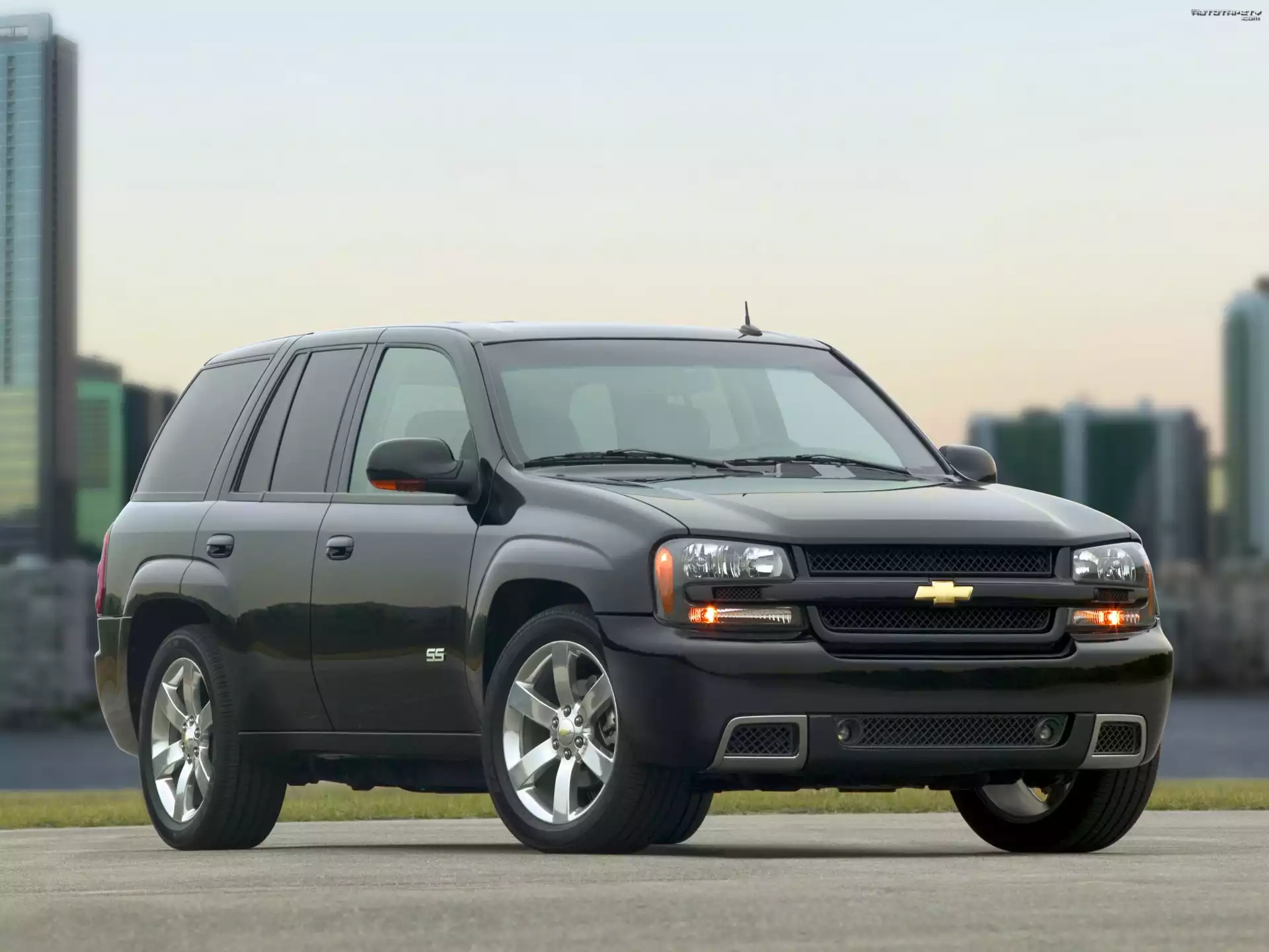Chevrolet Trialblazer, Przyciemnione, Szyby