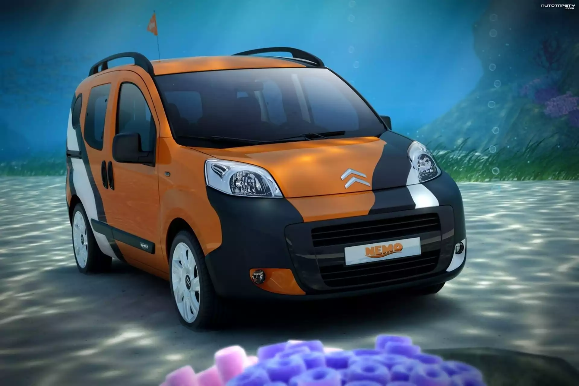 Citroen Nemo, Zderzak, Maska