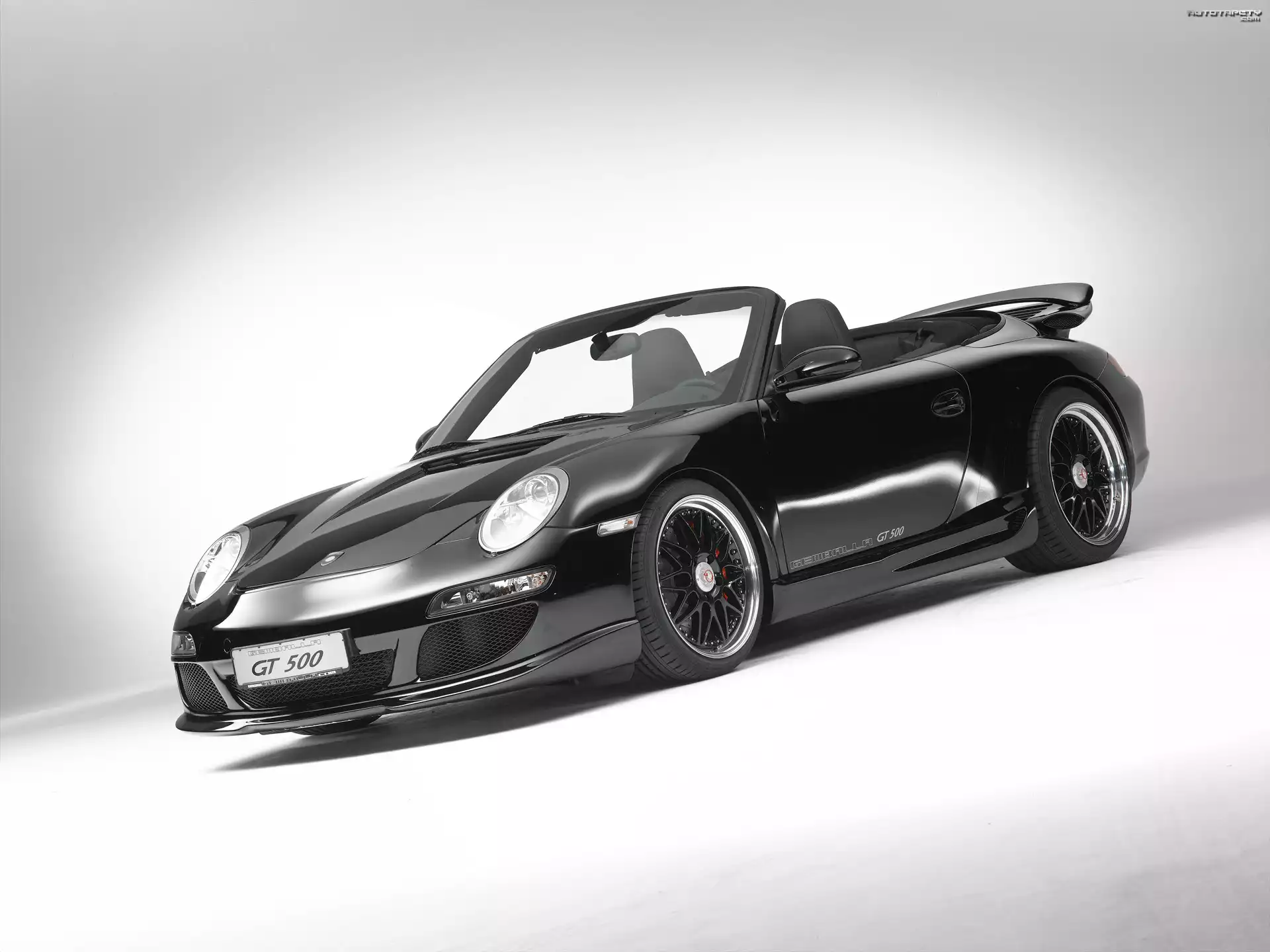 Czarne, Gemballa, Porsche 911, Cabrio
