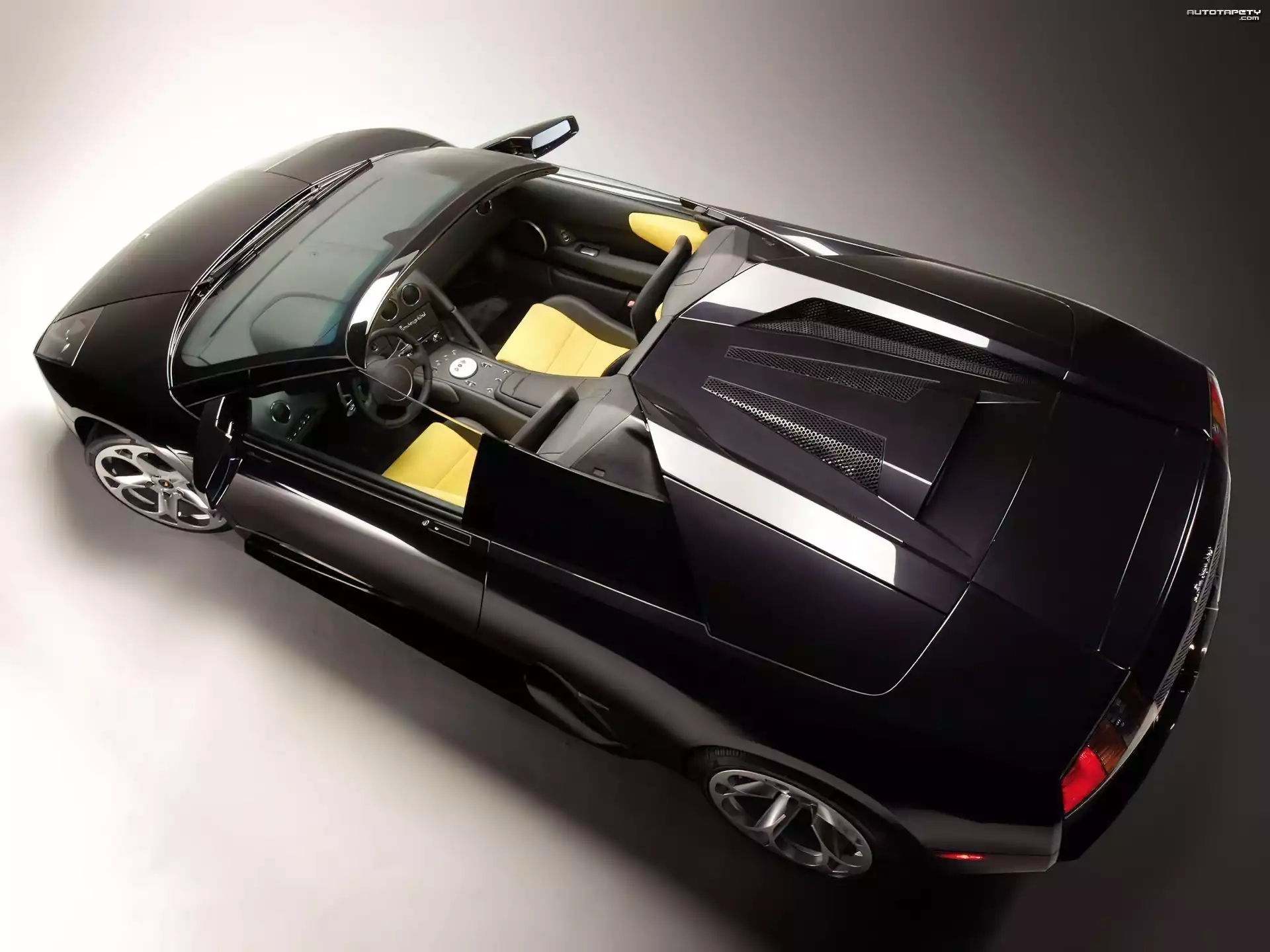 Czarne, Lamborghini Murcielago, Targa