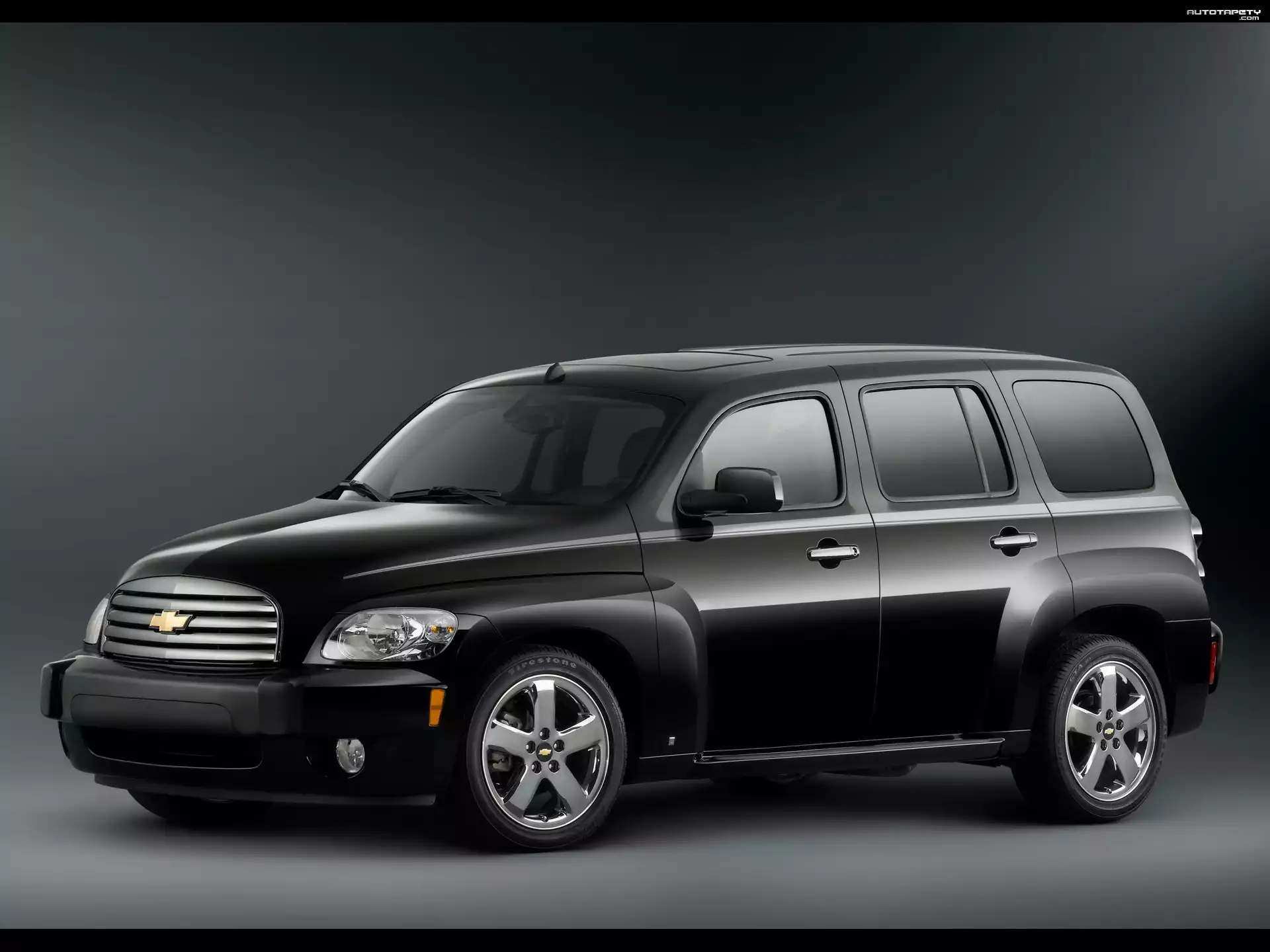 Czarny, Chevrolet HHR, Atrapa