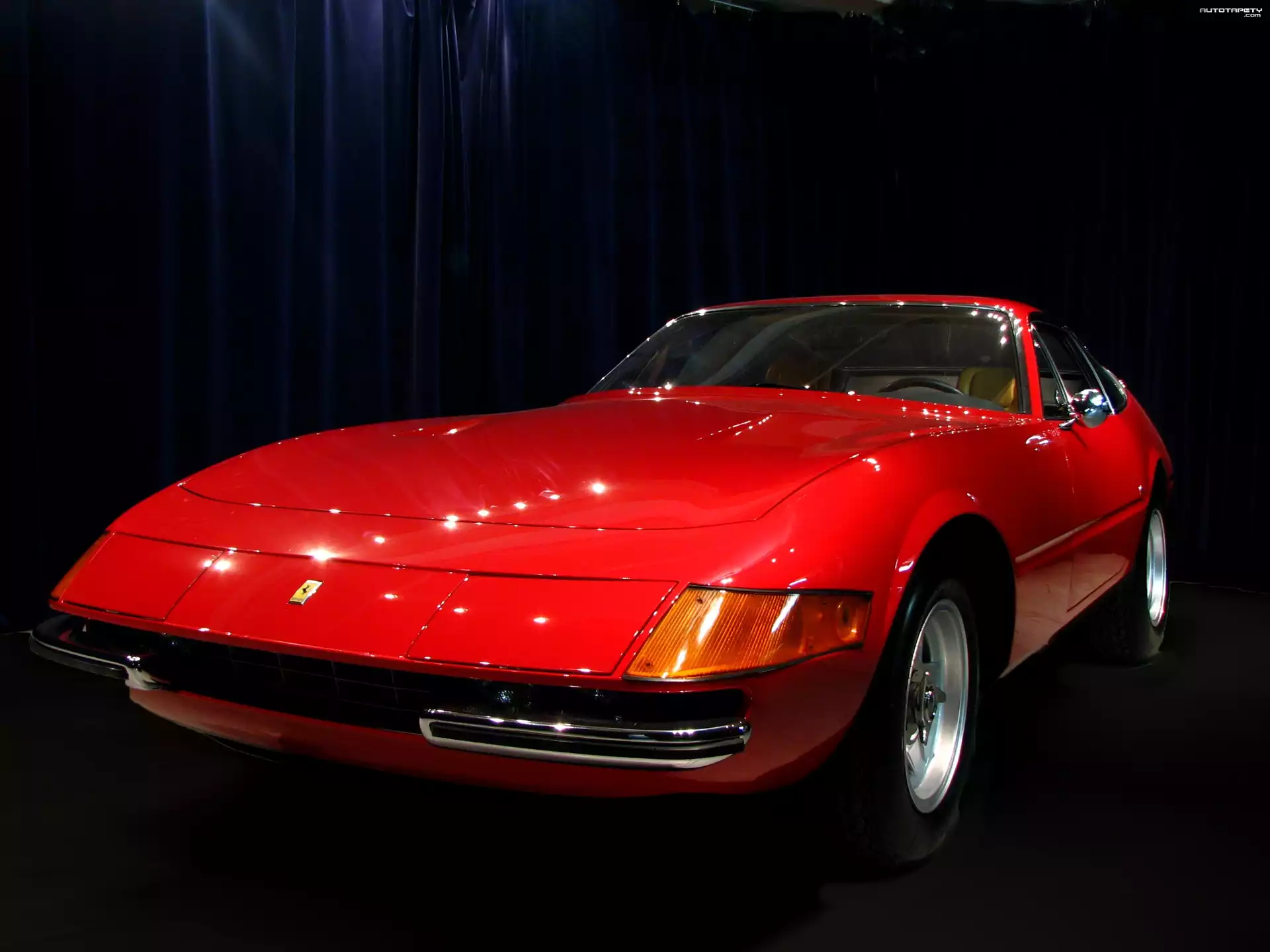 Czerwone, Ferrari Daytona, Kierunkowskazy
