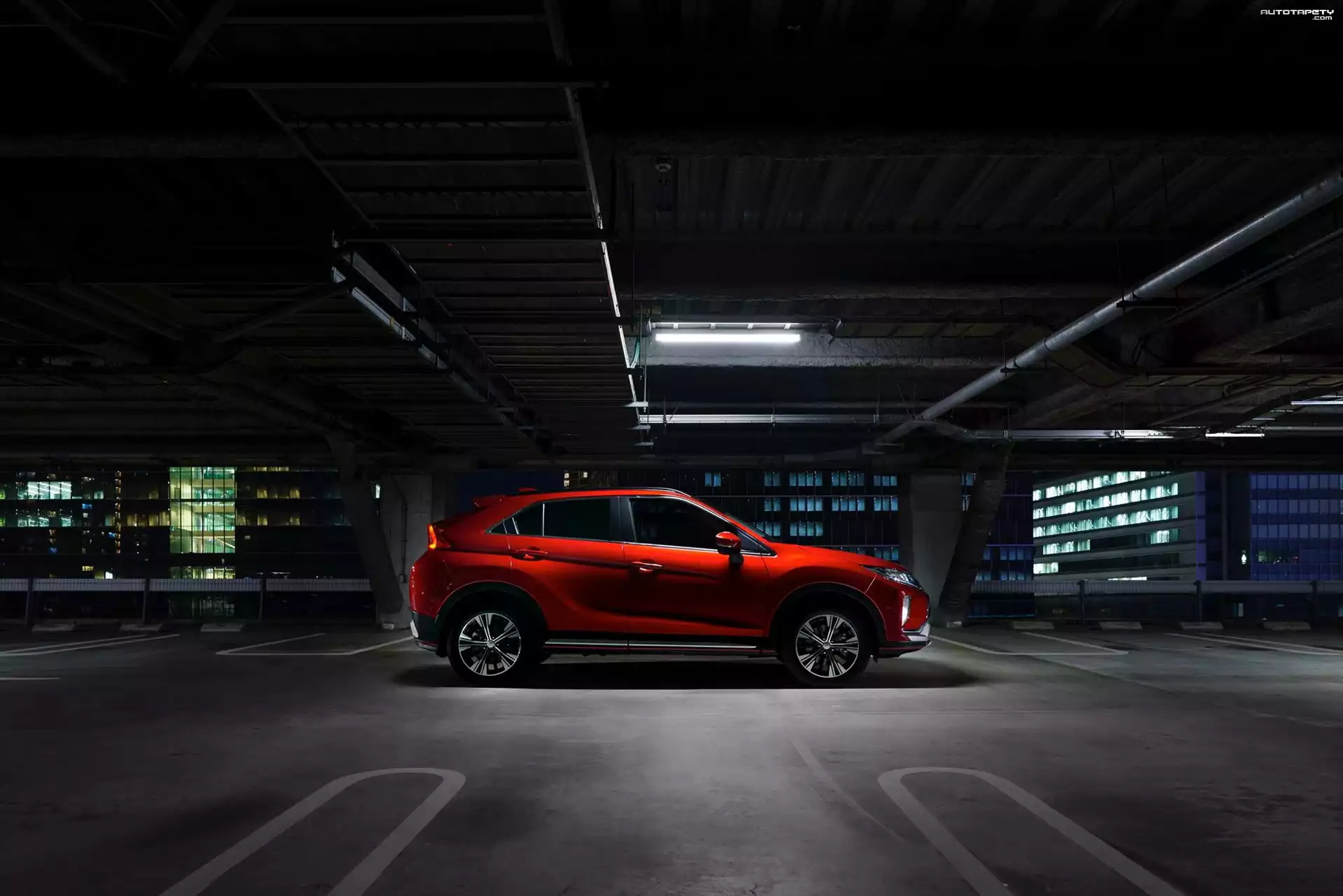 Czerwony, Mitsubishi Eclipse Cross, 2018