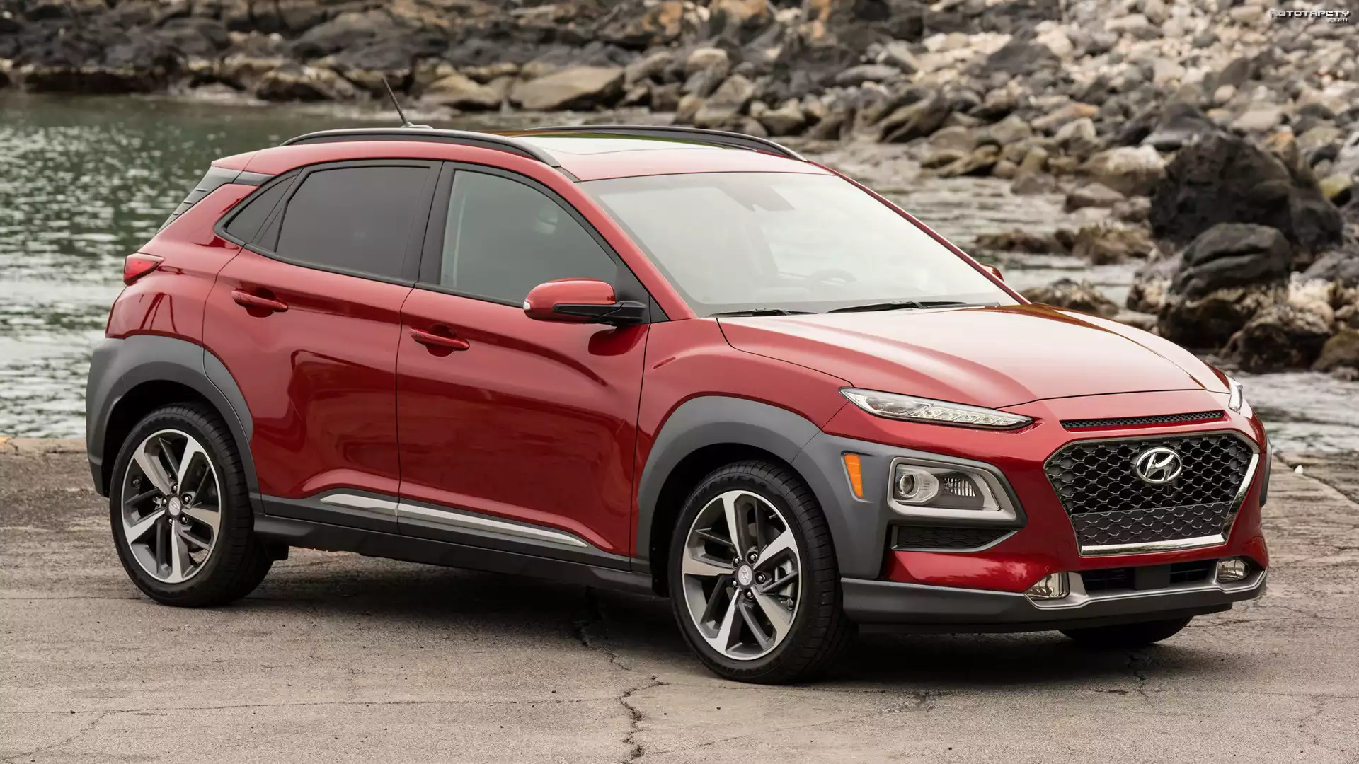 Czerwony, Hyundai Kona