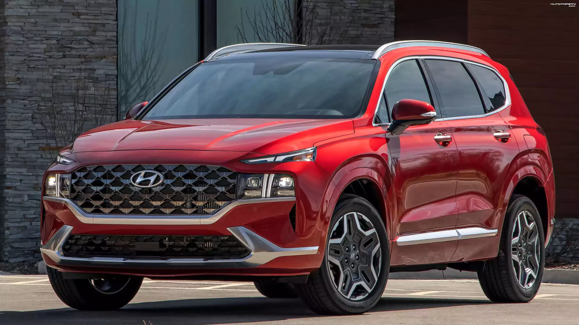 Czerwony, Hyundai Santa Fe