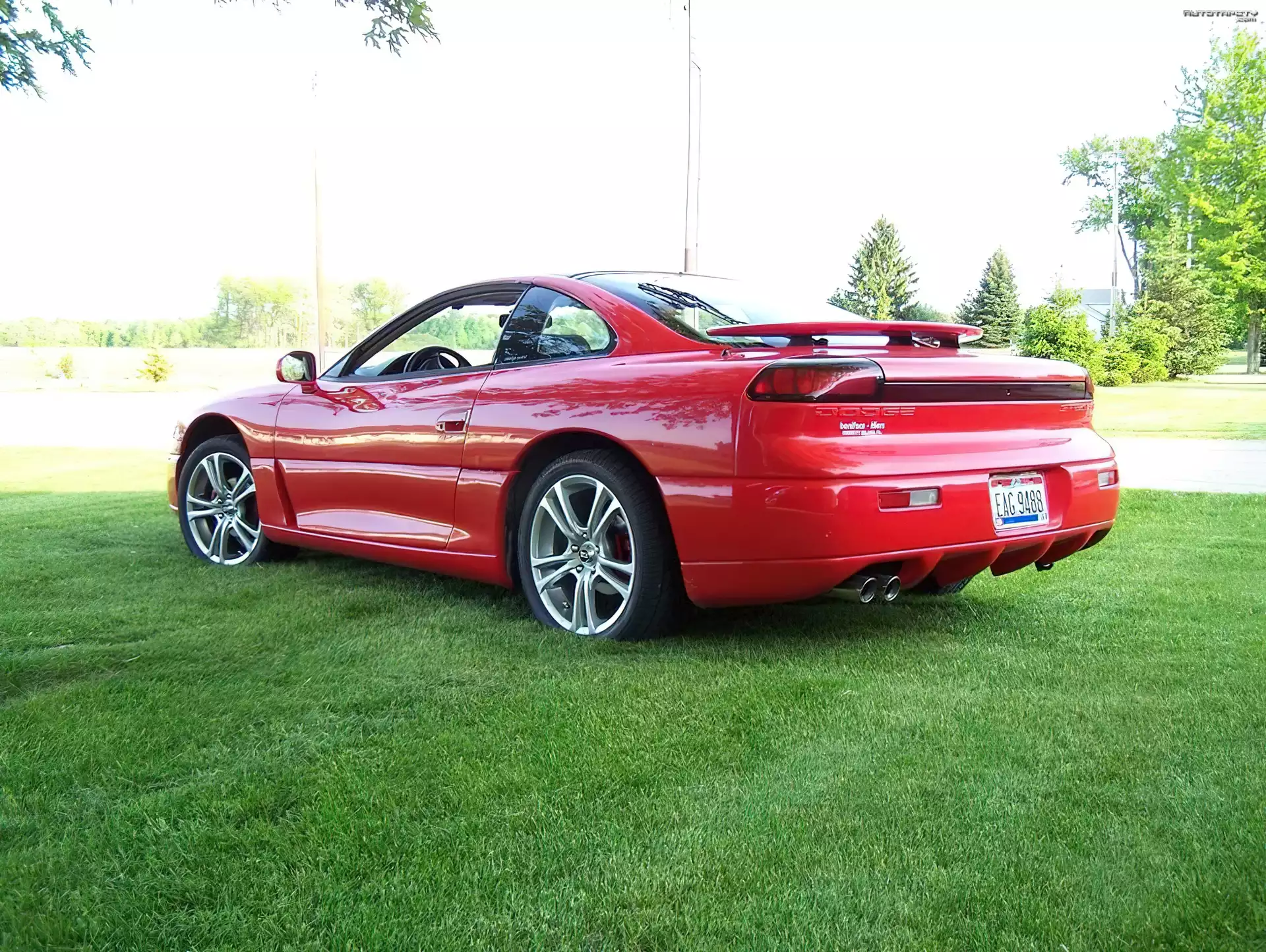 Czerwony, Dodge Stealth, Dyfuzor