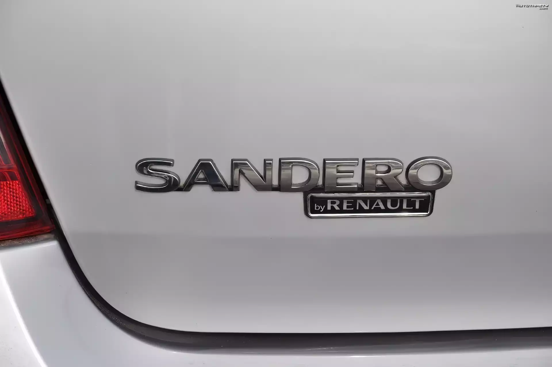 Emblemat, Sandero, By, Renault