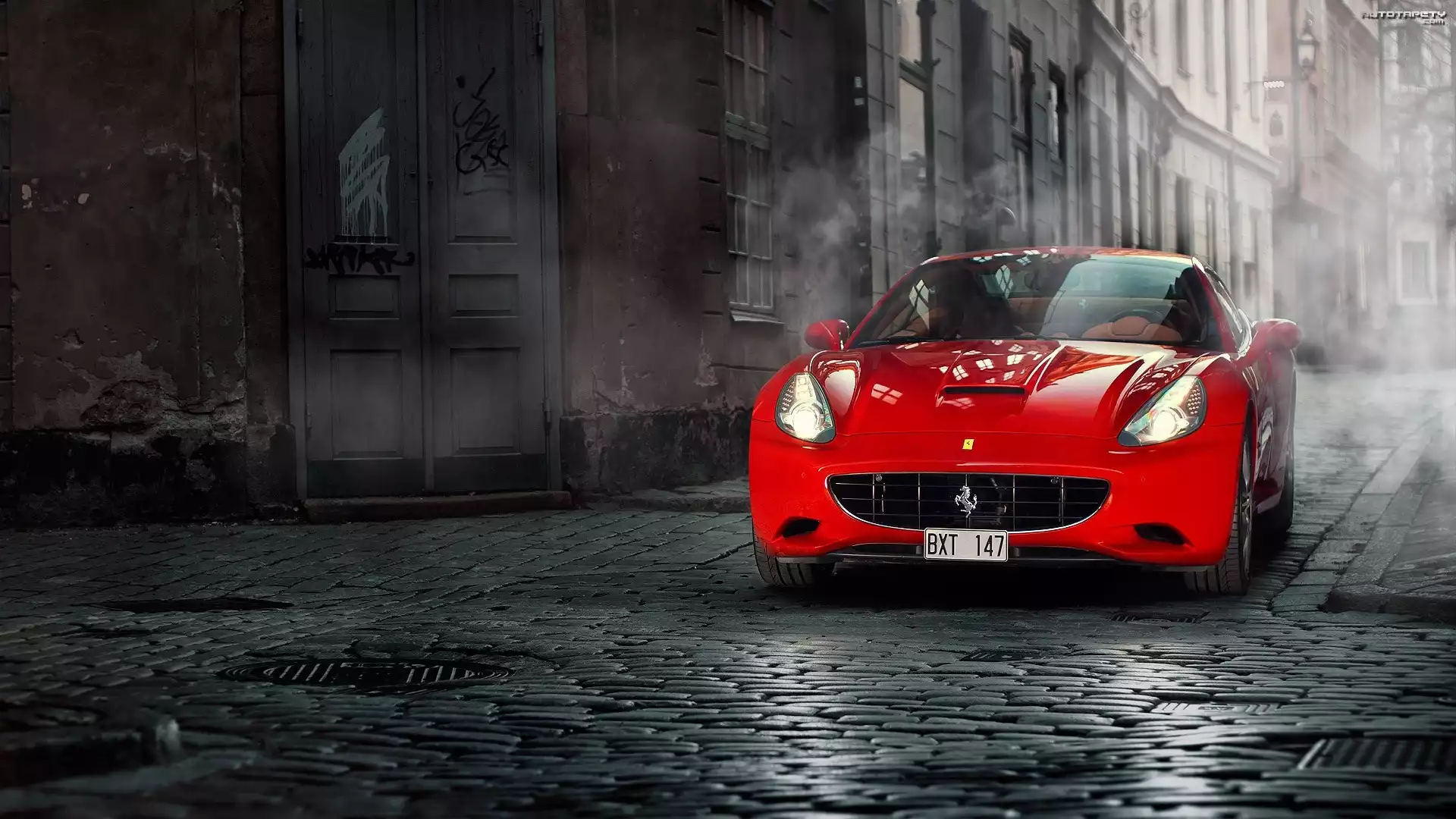 Czerwone, Ferrari, California