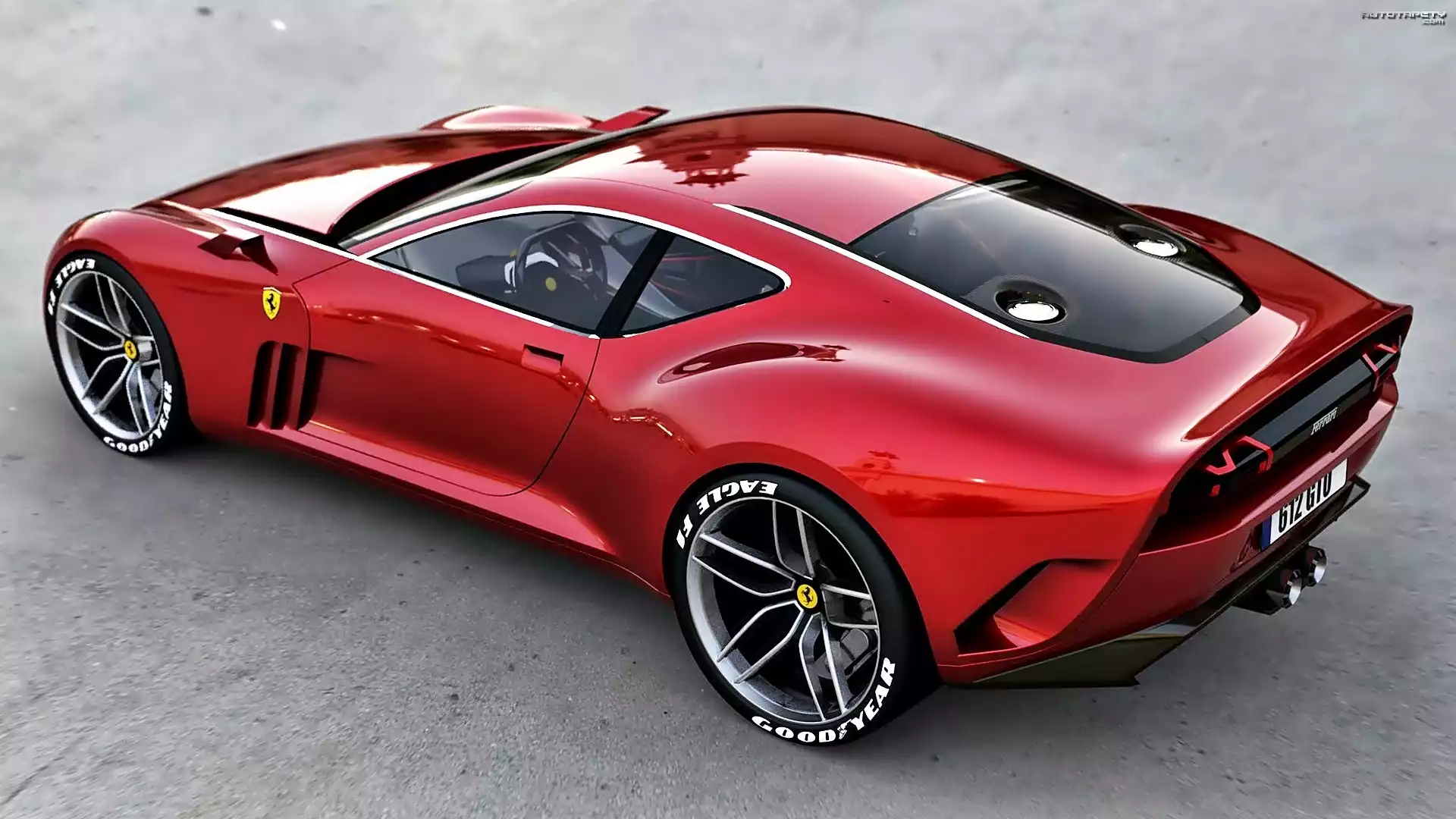 Ferrari, 612 GTO, Czerwony