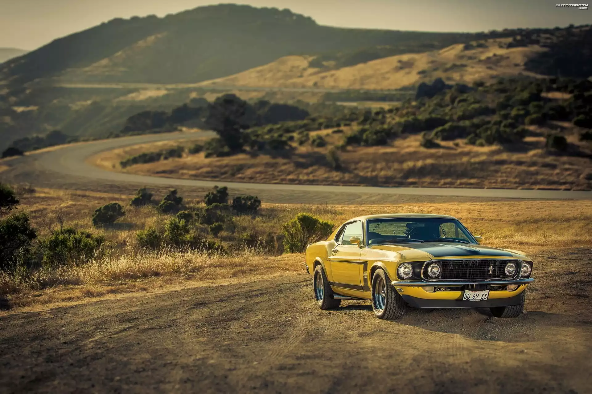 Ford, Mustang, Droga, Góry