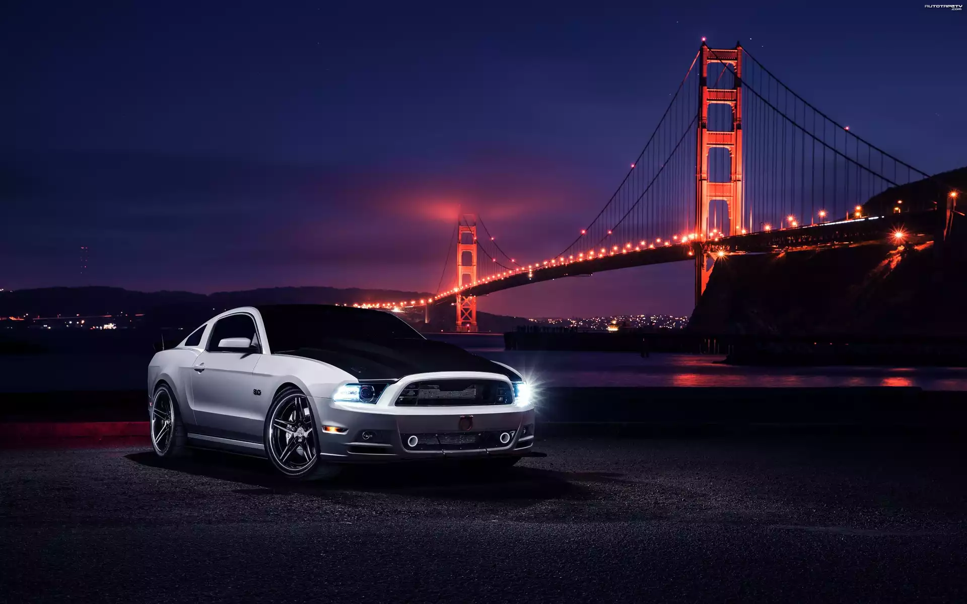 Ford, Mustang, Samochód, Most