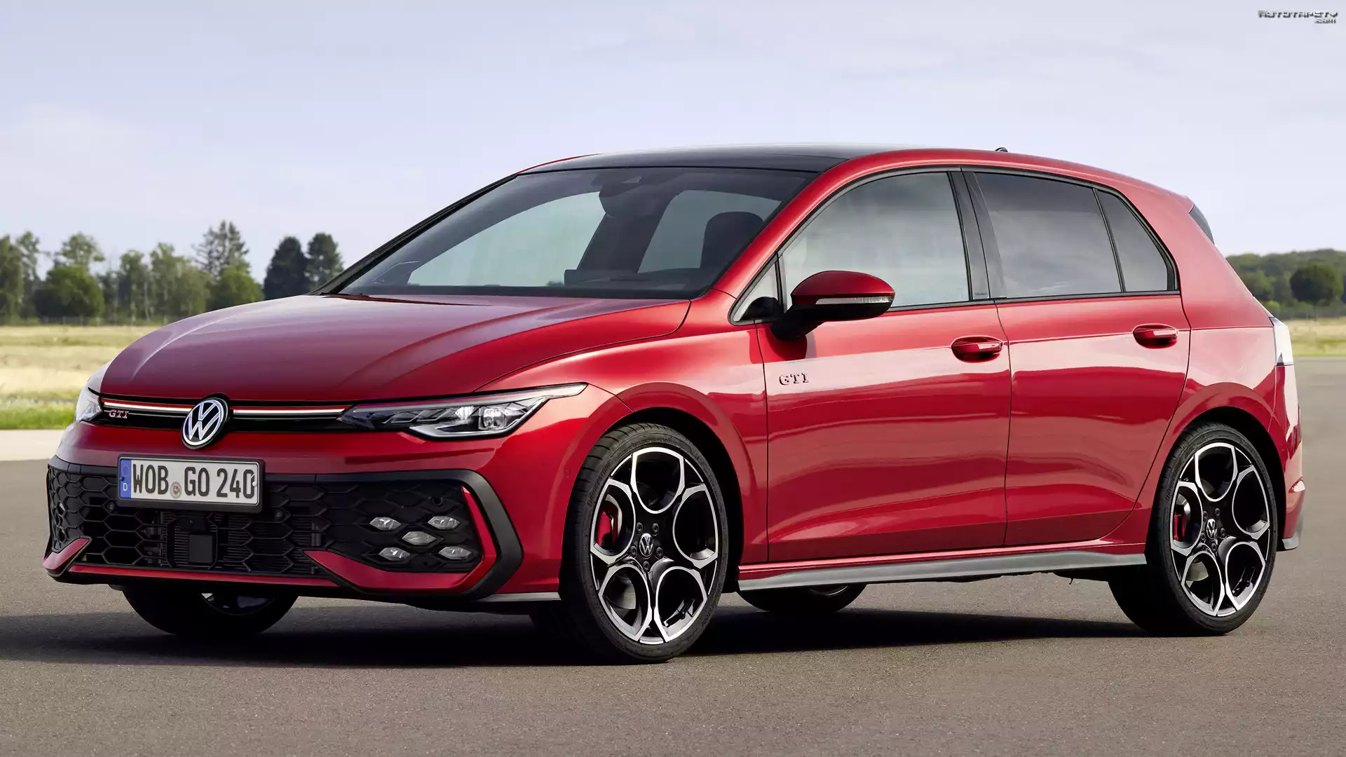 Czerwony, Volkswagen Golf GTI