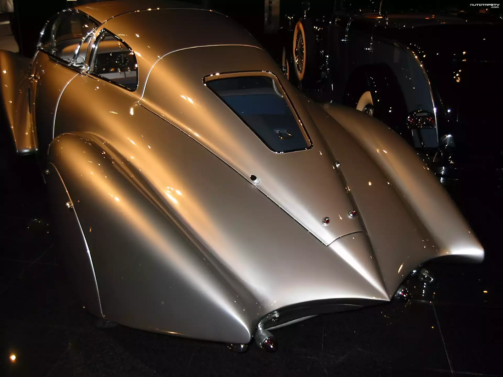 Hispano Suiza, tył , szyba