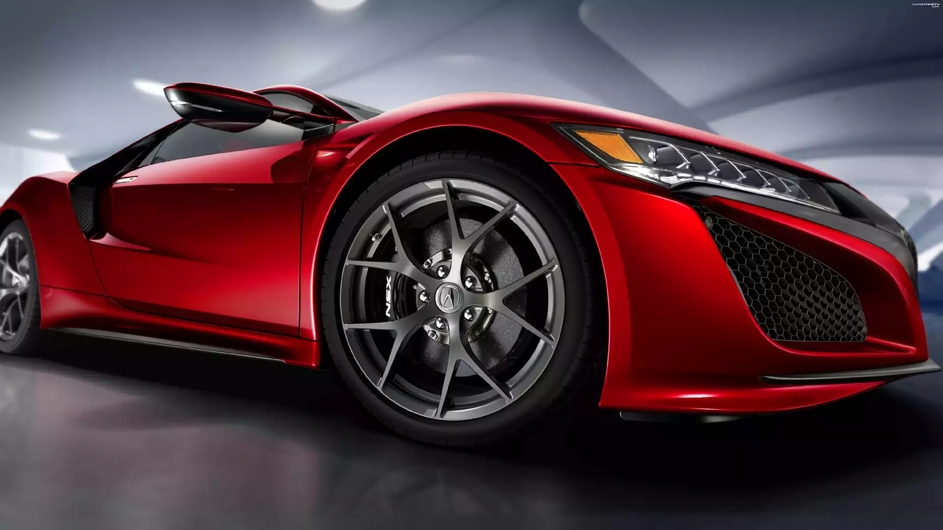 Honda, NSX, Felga, Zderzak, Lampa