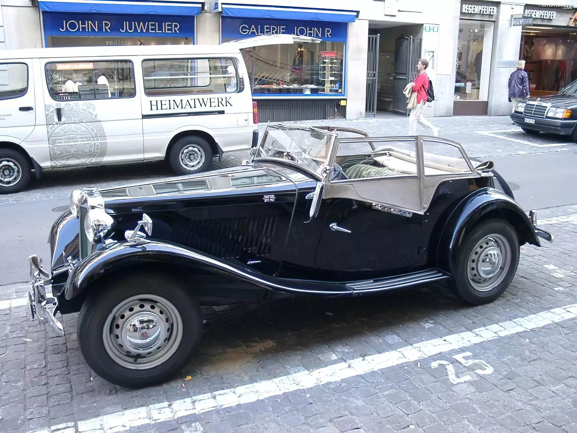 Jaguar , zderzak , światła , opony