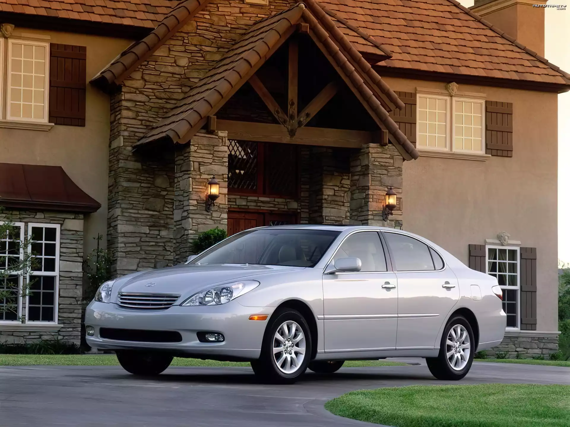 Jasny Szary, Lexus, ES, Domek